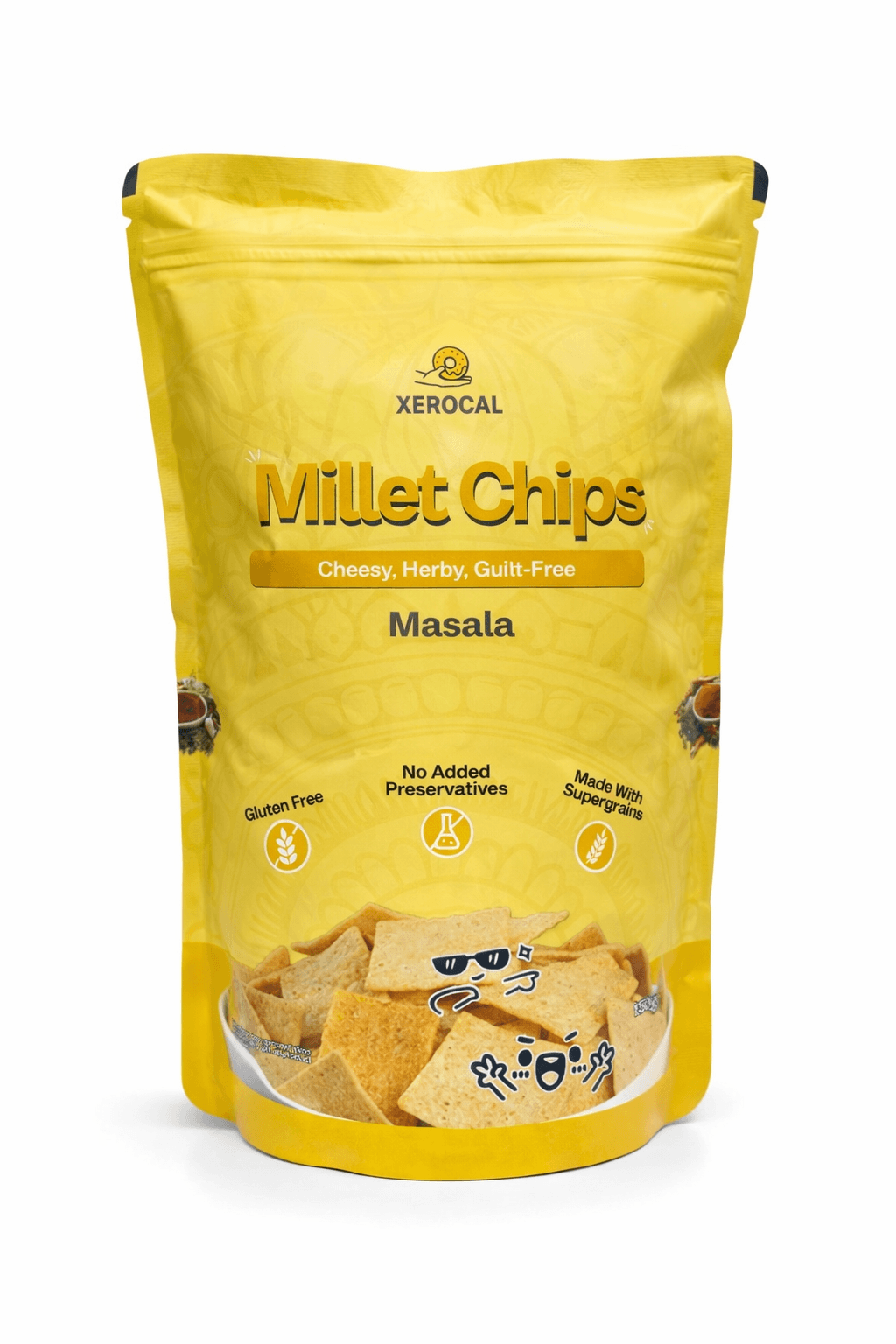 Xerocal Millet Chips - Masala