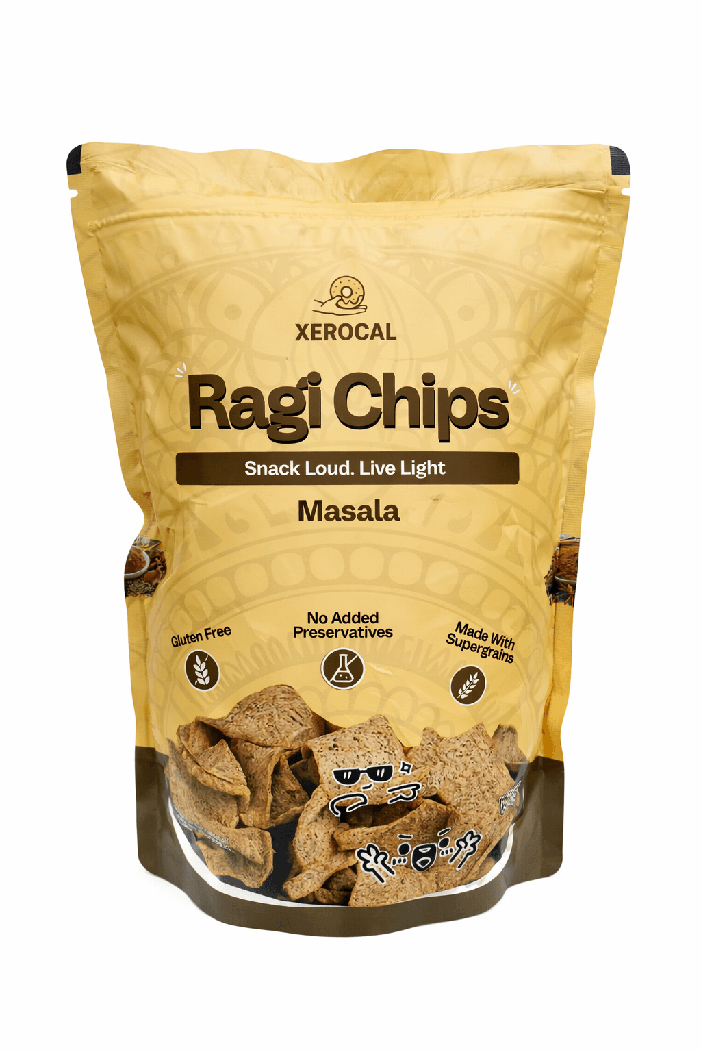 Xerocal Ragi Chips - Masala