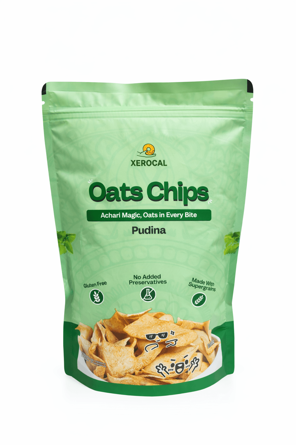 Xerocal Oats Chips - Pudina
