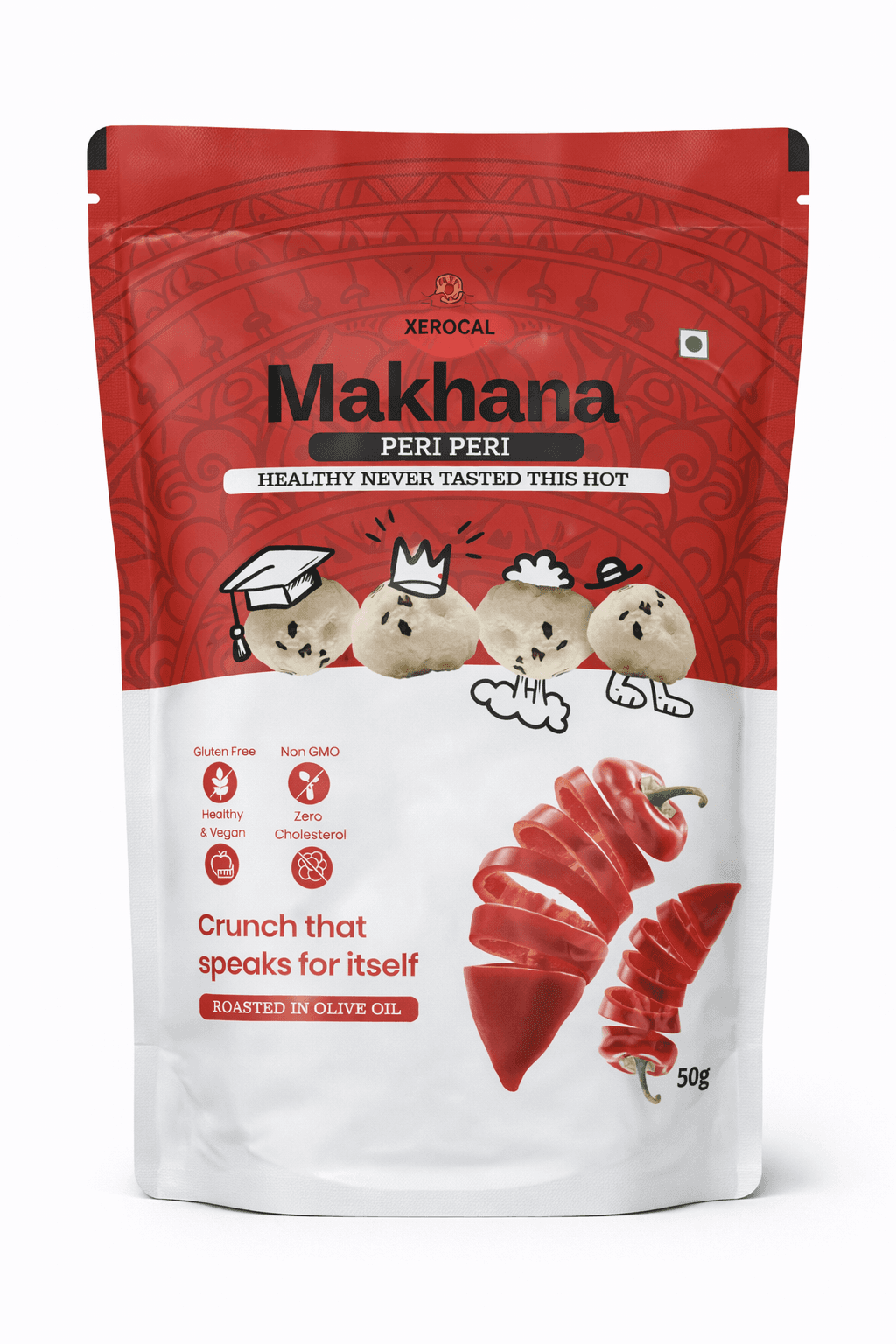 Xerocal Roasted Makhana - Peri Peri