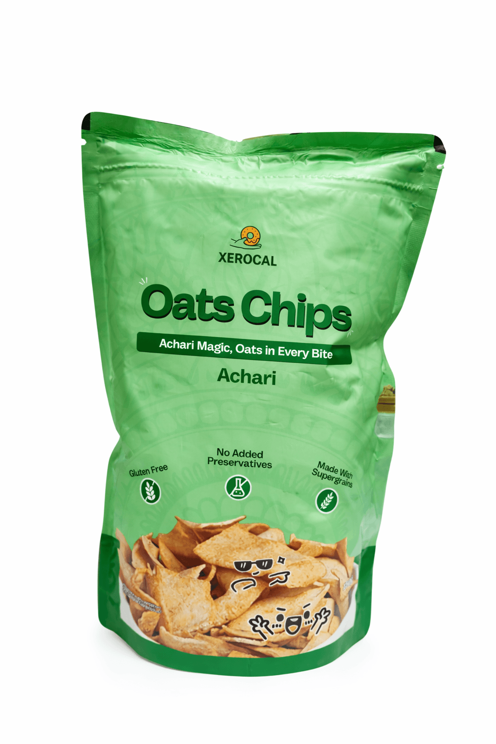 Xerocal Oats Chips - Achari