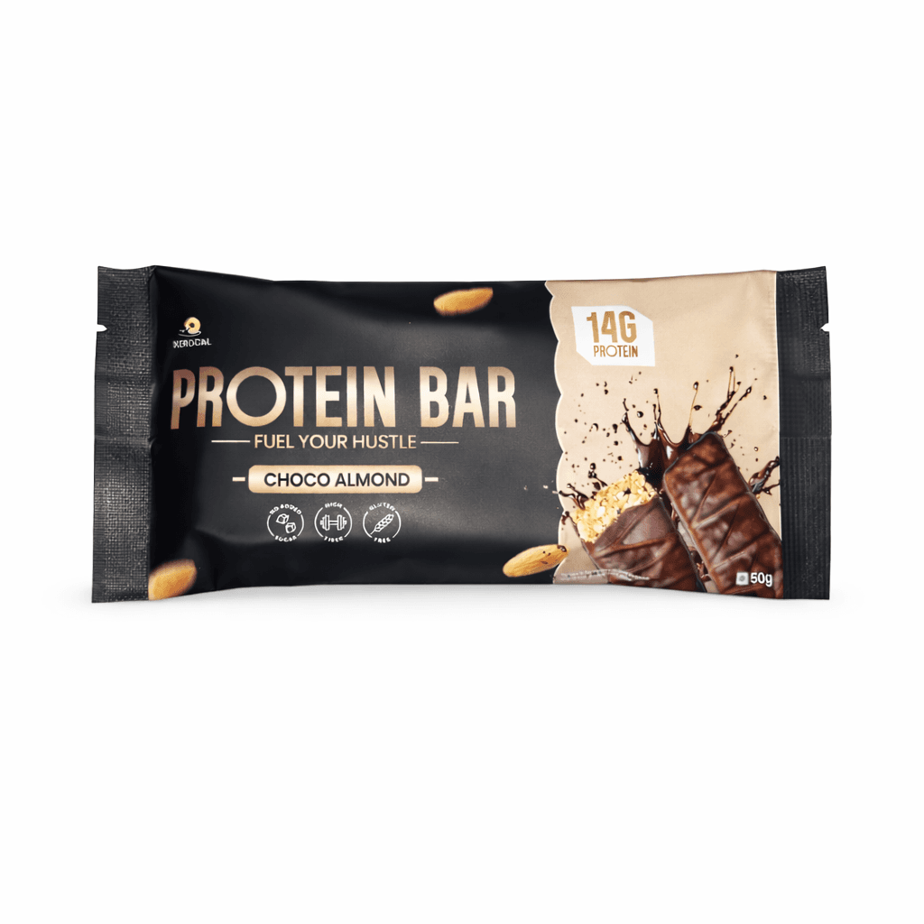 Xerocal Protein Bar - Choco Almond pack-4 | 14G Protein Per Bar | Pack-4